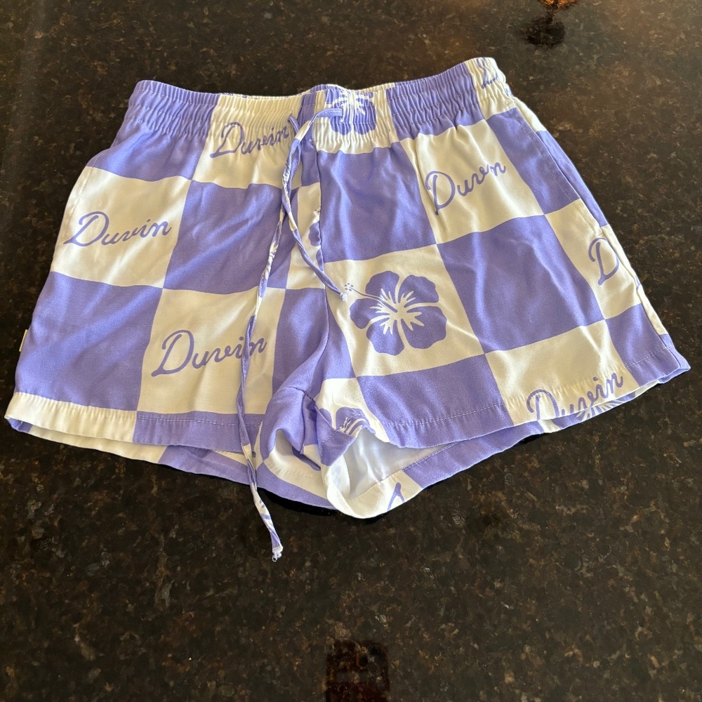 Duvin xs Hawaiian Checkered Shorts